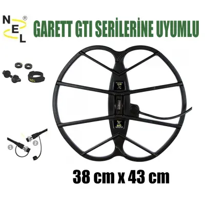NEL NEL Big 38x43 cm DD Derin Arama Başlığı (Garrett GTI Uyumlu, Su Geçirmez Gövde)