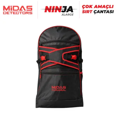 Midas Detectors Midas Detectors MİDAS - NİNJA XLARGE - Çok Amaçlı Sırt Çantası