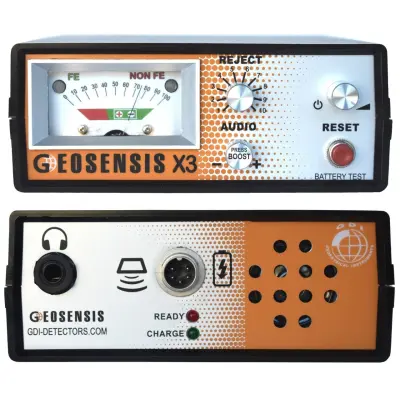 GDI Detectors GDI Geosensis X3 Pulse Indüksiyon Derin Arama Dedektörü - 3D Görüntüleme Paketi