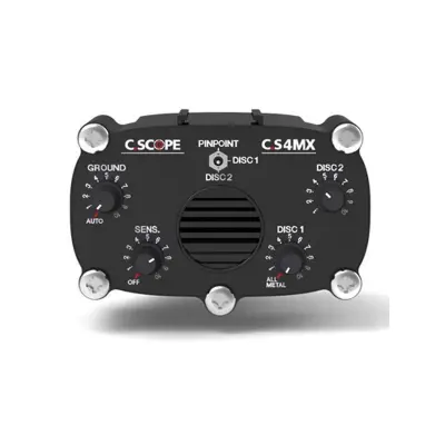 C.Scope Dedektör C.Scope CS4MXi Arama Başlıklı VLF Metal Dedektörü (17 kHz, Motion, Çift Kanallı Ayrım, Otomatik Zemin Dışlama)