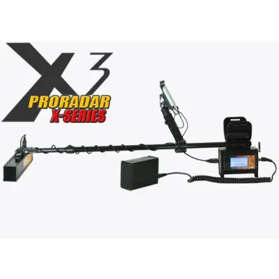 DRS Dedektör DRS Pro Radar X-3 Yeraltı Radar ve Define Dedektörü (Çoklu Mod, Sinyal İşleme, Parazit Filtreleme)