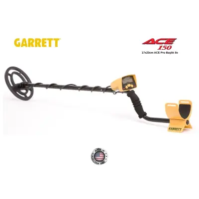 Garrett Garrett ACE 150 Başlangıç Dedektörü (6.5x9" PRO Başlıklı)