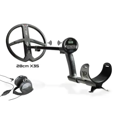 XP XP Deus WS4 Master Tam Kablosuz Dedektör — WS4, FX03 Kulaklık ve 28 cm X35 Başlık