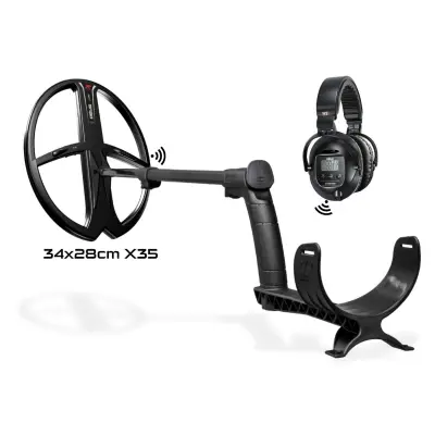 XP XP Deus WS5 Master Tam Kablosuz Dedektör — WS5 Kulaklık ve 34x28 cm X35 Başlık