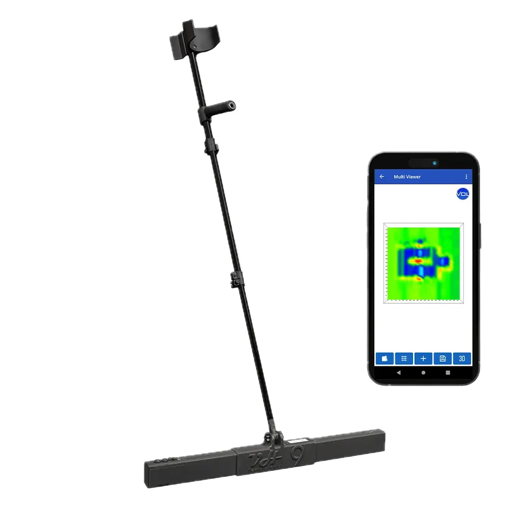 Teknoloji Ekibi Teknoloji Ekibi VH-9 Gradiometre ve Multisensör Manyetometre + 3D Görüntüleme Cihazı (Gradiometre + Çok Sensörlü Manyetometre, Gerçek Zamanlı, Kablosuz)